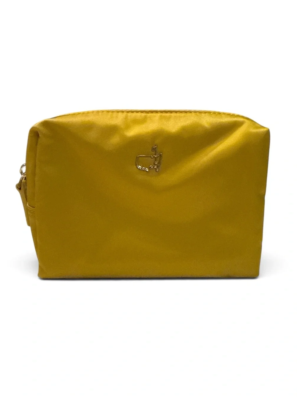 NWOT Masters Women’s Mustard Yellow Cosmetic Bag Pouch